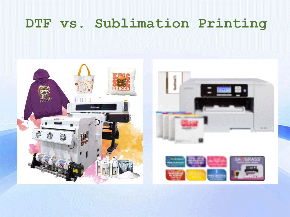 DTF vs. Sublimation Printing