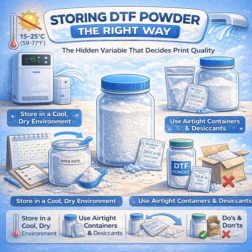 DTF Powder Storage